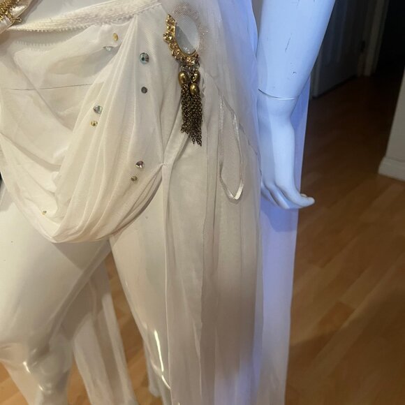 $800 TRASHY ORIGINAL LINGERIE GODDESS CORSET W / MATCHING SKIRT SZ M MEDIUM - Picture 6 of 11